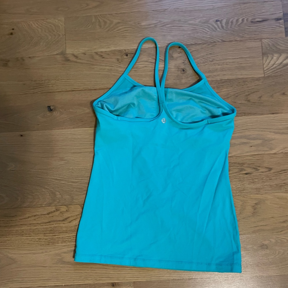 Lululemon Teal Power Y Tank - Picture 3 of 5